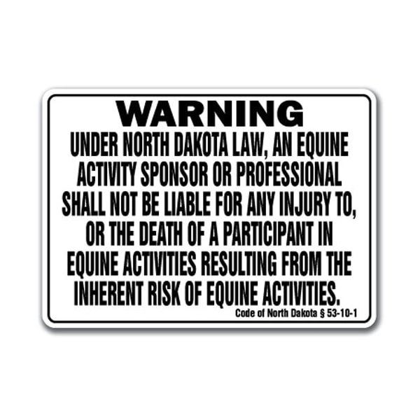 18 in Height, Aluminum, 18" x 12", WS-A-1218-North Dakota